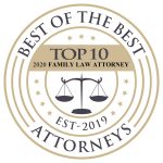best of the best family law attorney badge